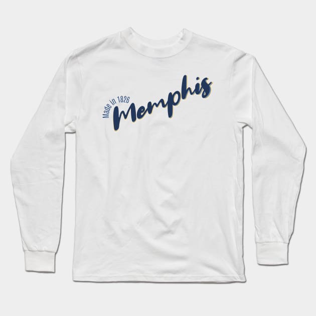 Memphis in 1826 Long Sleeve T-Shirt by LB35Y5